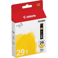 1 x Genuine Canon PGI-29Y Yellow Ink Cartridge