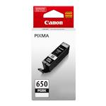 1 x Genuine Canon PGI-650BK Black Ink Cartridge