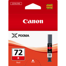 1 x Genuine Canon PGI-72R Red Ink Cartridge