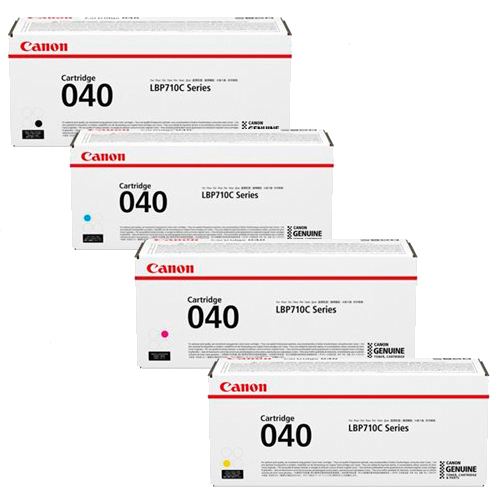 4 Pack Genuine Canon CART-040 Toner Cartridge Set