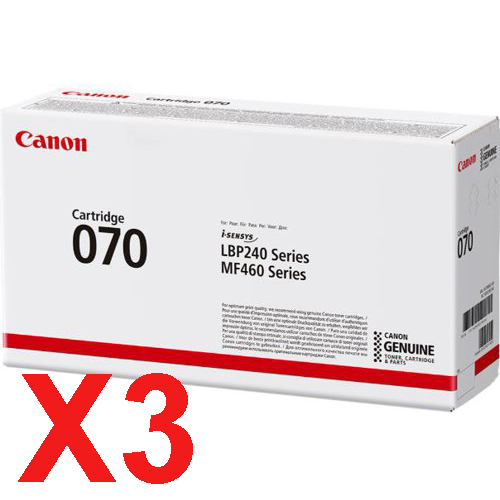 3 x Genuine Canon CART-070 Toner Cartridge