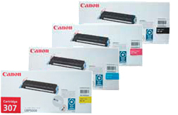 4 Pack Genuine Canon CART-307 Toner Cartridge Set
