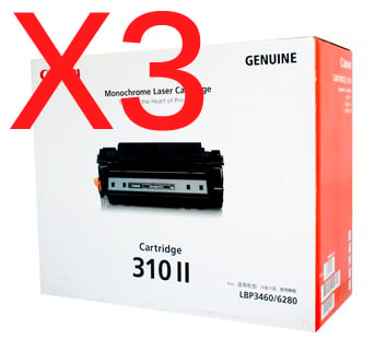 3 x Genuine Canon CART-310II Toner Cartridge High Yield