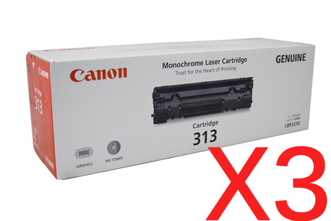 3 x Genuine Canon CART-313 Toner Cartridge