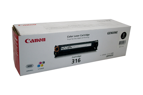 1 x Genuine Canon CART-316BK Black Toner Cartridge