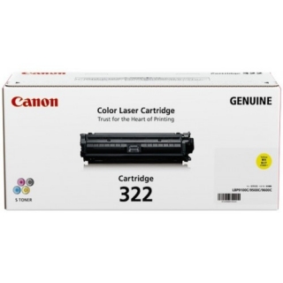 1 x Genuine Canon CART-322Y Yellow Toner Cartridge