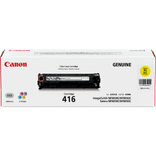 1 x Genuine Canon CART-416Y Yellow Toner Cartridge