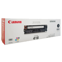 1 x Genuine Canon CART-418BK Black Toner Cartridge