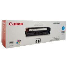 1 x Genuine Canon CART-418C Cyan Toner Cartridge