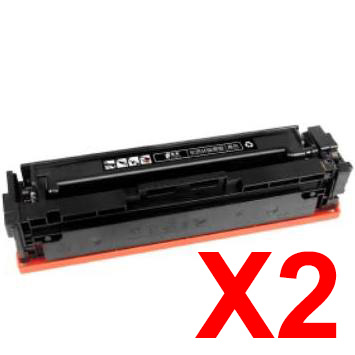 2 x Compatible Canon CART-046BKH Black Toner Cartridge High Yield
