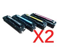 2 Lots of 4 pack Compatible Canon CART-316 Toner Cartridge Set