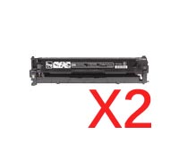 2 x Compatible Canon CART-318BK Black Toner Cartridge
