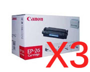 3 x Genuine Canon EP-26 Toner Cartridge