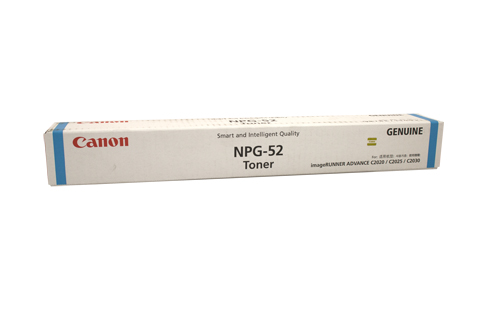1 x Genuine Canon TG-52C Cyan Toner Cartridge