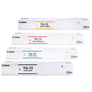 4 Pack Genuine Canon TG-72 Toner Cartridge Set