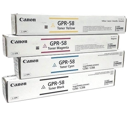 4 Pack Genuine Canon TG-76 Toner Cartridge Set