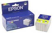 1 x Genuine Epson T001 Colour Ink Cartridge