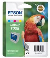 1 x Genuine Epson T008 Colour Ink Cartridge