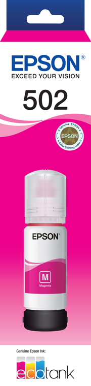1 x Genuine Epson T502 Magenta Ink Bottle