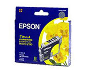 1 x Genuine Epson T0564 Yellow Ink Cartridge