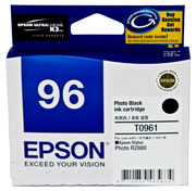 1 x Genuine Epson T0961 Photo Black Ink Cartridge