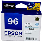1 x Genuine Epson T0965 Light Cyan Ink Cartridge