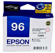 1 x Genuine Epson T0966 Vivid Light Magenta Ink Cartridge