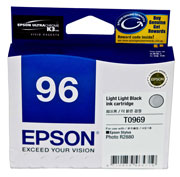 1 x Genuine Epson T0969 Light Light Black Ink Cartridge