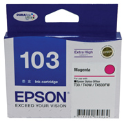 1 x Genuine Epson T1033 103 Magenta Ink Cartridge Extra High Yield