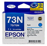 1 x Genuine Epson T0732 T1052 73N Cyan Ink Cartridge