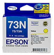 1 x Genuine Epson T0734 T1054 73N Yellow Ink Cartridge