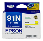 1 x Genuine Epson T1074 91N Yellow Ink Cartridge