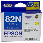 1 x Genuine Epson T1124 82N Yellow Ink Cartridge