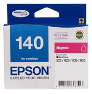 1 x Genuine Epson T1403 140 Magenta Ink Cartridge Extra High Yield