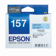 1 x Genuine Epson T1575 157 Light Cyan Ink Cartridge