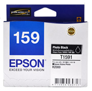 1 x Genuine Epson T1591 159 Photo Black Ink Cartridge