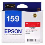1 x Genuine Epson T1597 159 Red Ink Cartridge