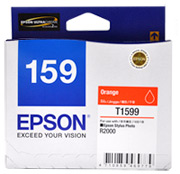 1 x Genuine Epson T1599 159 Orange Ink Cartridge