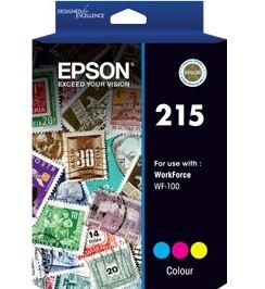 1 x Genuine Epson 215 Colour Ink Cartridge