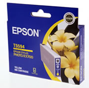 1 x Genuine Epson T5594 Yellow Ink Cartridge