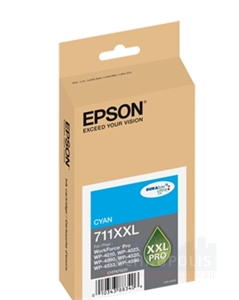 1 x Genuine Epson 711XXL Cyan Ink Cartridge