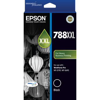 1 x Genuine Epson 788XXL Black Ink Cartridge