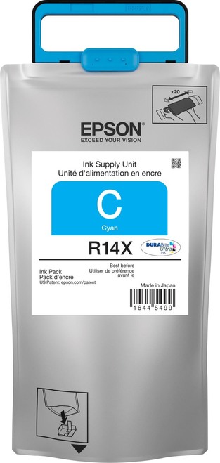 1 x Genuine Epson R14X Cyan Ink Pack High Yield