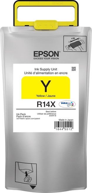 1 x Genuine Epson R14X Yellow Ink Pack High Yield