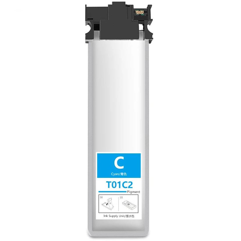 1 x Compatible Epson T01C2 Cyan Ink Pack
