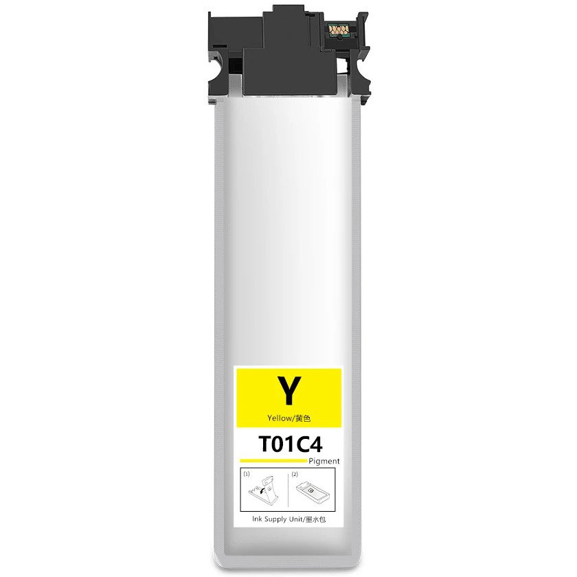 1 x Compatible Epson T01C4 Yellow Ink Pack