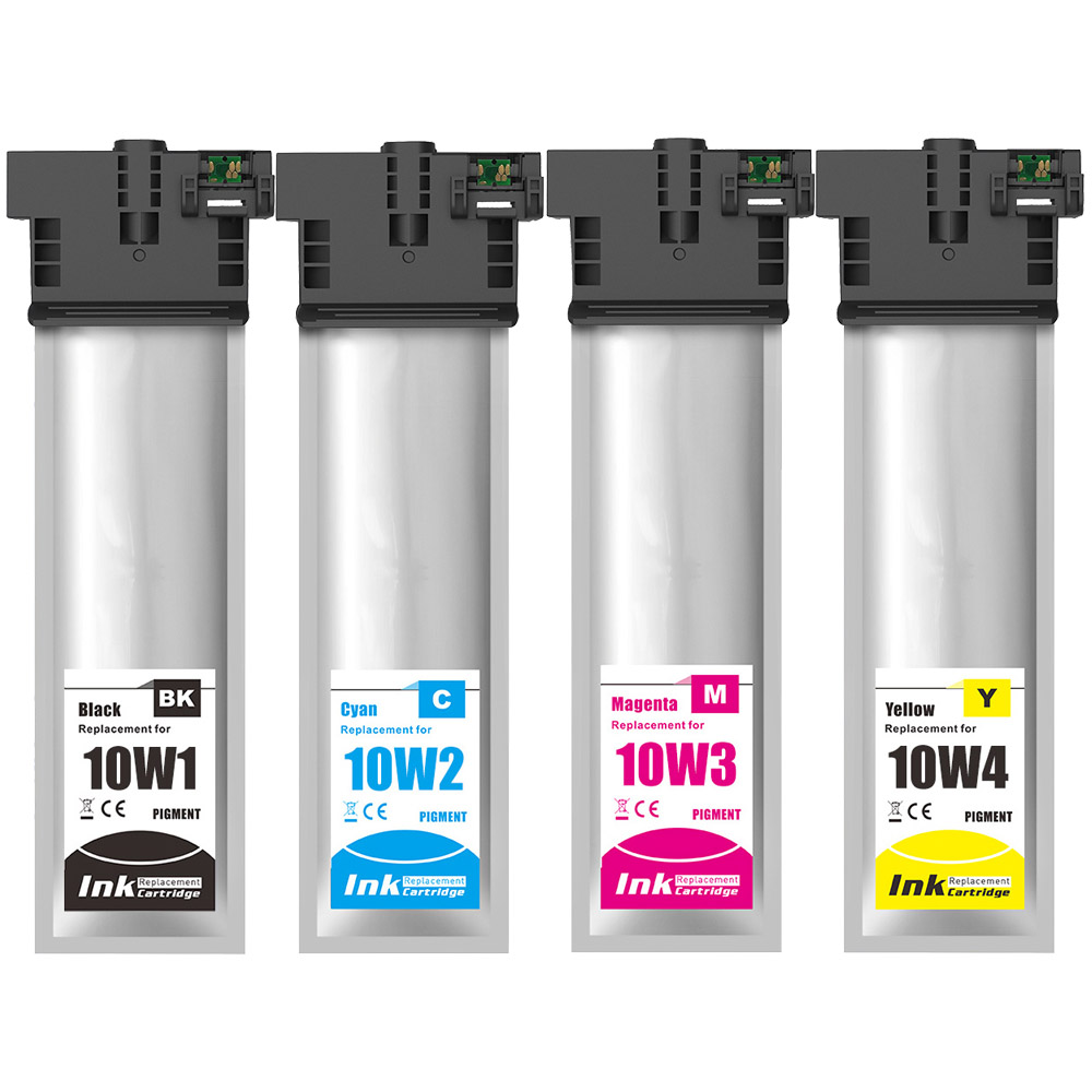 4 Pack Compatible Epson T10W1 T10W2 T10W3 T10W4 Ink Pack Set (1B,1C,1M,1Y) High Yield