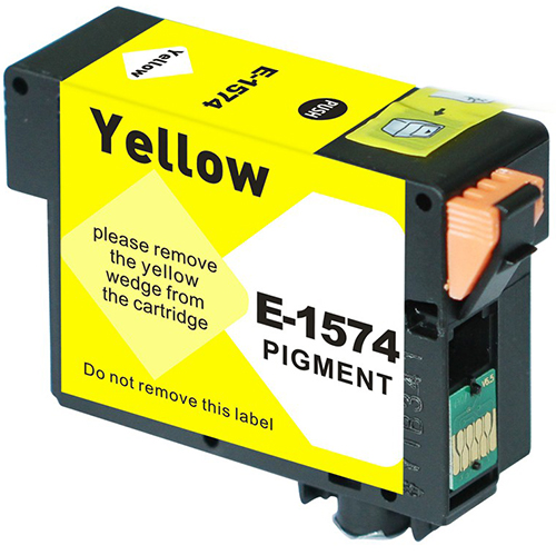1 x Compatible Epson T1574 157 Yellow Ink Cartridge