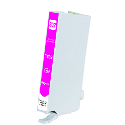 1 x Compatible Epson 802XL Magenta Ink Cartridge High Yield