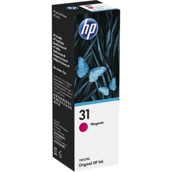 1 x Genuine HP 31 Magenta Ink Bottle 1VU27AA